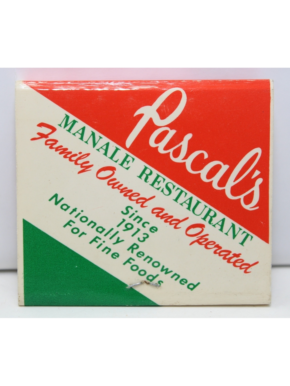 Vintage Matchbook Pascal's Manale Restaurant New Orleans, Louisiana BBQ Shrimp